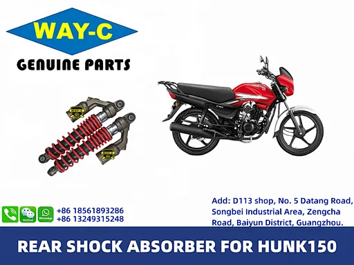 WAY-C Performance & Durability CUSHION ASSY RR  HUNK150 Rear Shock Absorber for HERO HUNK 150 52400-AAK-100